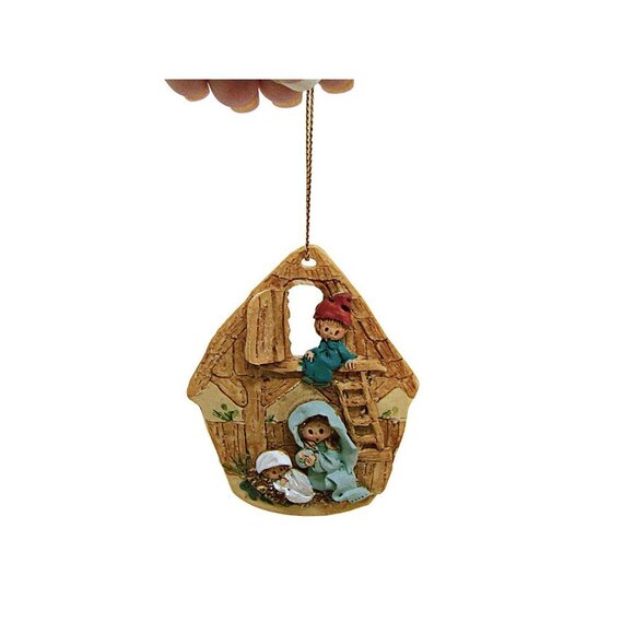 Vintage La Berge 1995 Away In the Manger Holiday Christmas Ornament Decoration - Picture 7 of 12